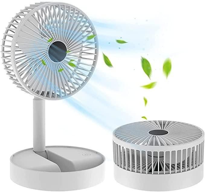 Powerful Rechargeable Table Fan -SC