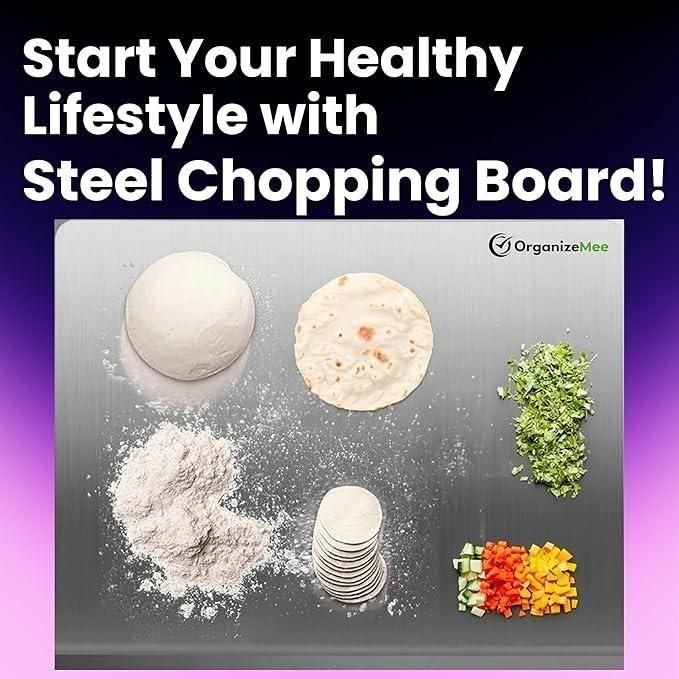 Stainless Steel Chopping Board (35x31cm) -KC