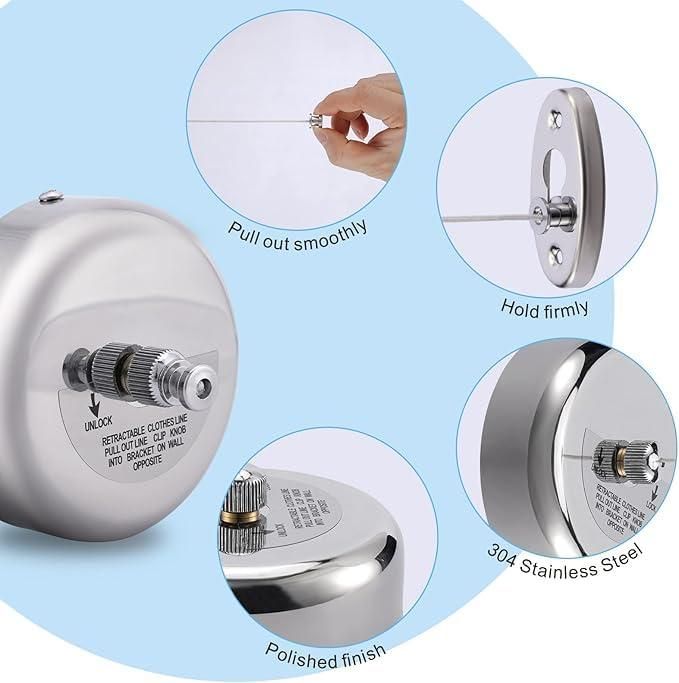 Stainless Steel Retractable Clothesline -LC