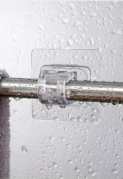 Rods Clips Hook Self Adhesive Pack of 6 -TC