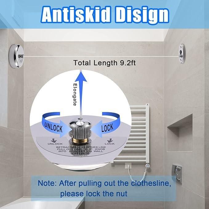Stainless Steel Retractable Clothesline -LC