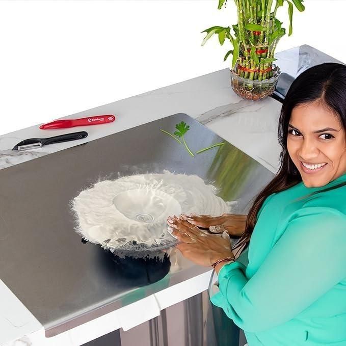 Stainless Steel Chopping Board (35x31cm) -KC