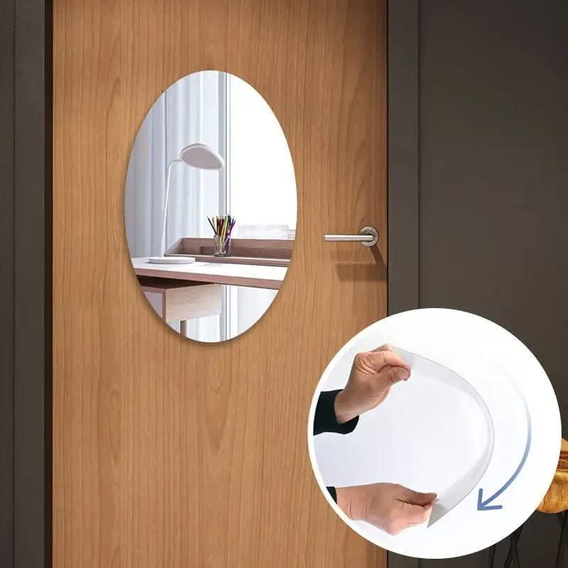 Combo of Oval Shape & Square Shape Mirror (Pack of 2) -TC