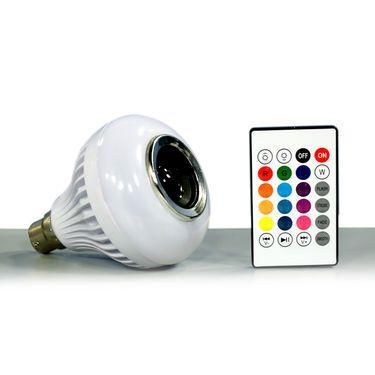 Colour Changing LED Bulb with Bluetooth Speaker & Remote -EC