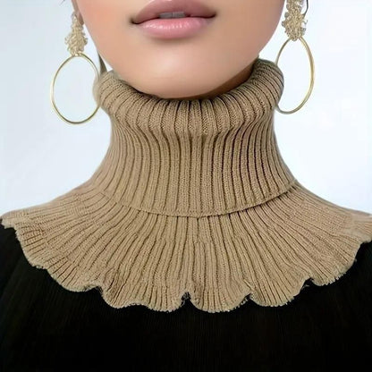 Hand Knitted Winter Collar Neck (Assorted Color) -WC