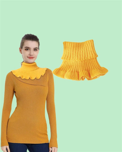 Hand Knitted Winter Collar Neck (Assorted Color) -WC