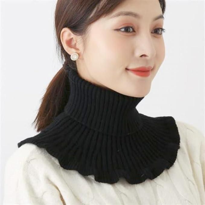 Hand Knitted Winter Collar Neck (Assorted Color) -WC