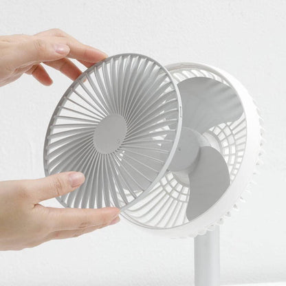 Adjustable Height Telescopic Rechargeable Standing Fan Rechargeable Pedestal Fan  -SC